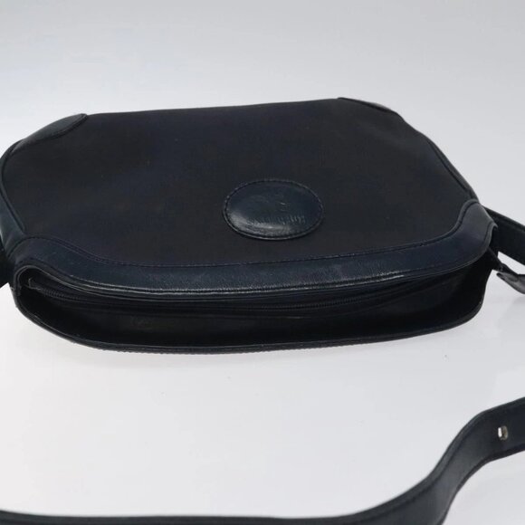 Burberrys Shoulder Bag Canvas Navy Auth ti2948 - Picture 6 of 16